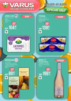 VARUS акції дійснийкції з 25.11.2025