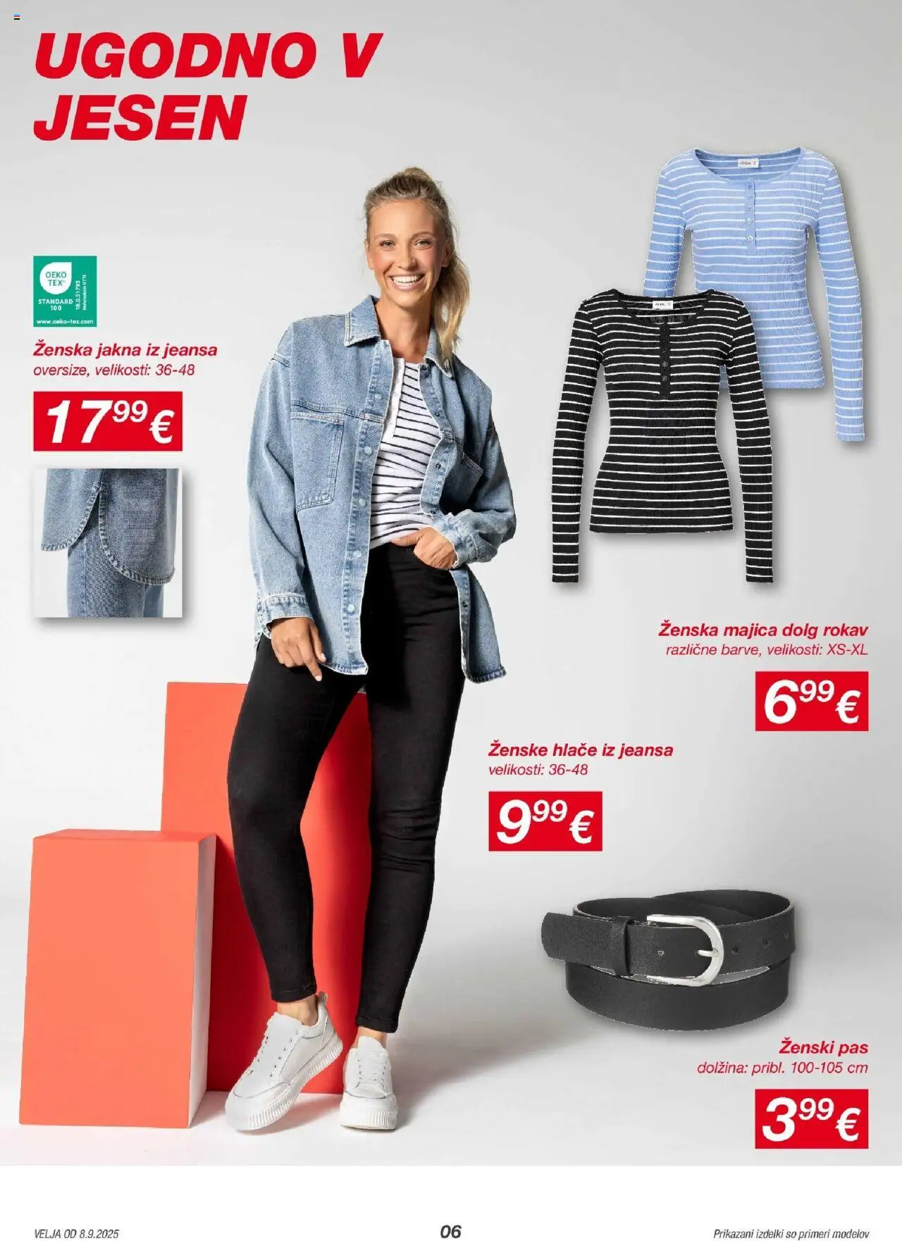 Novi Kik katalog ponudbe – veljaven od 08.09.2025 | Stran: 6 | Izdelki: Majica, Jakna, Hlace, Pas