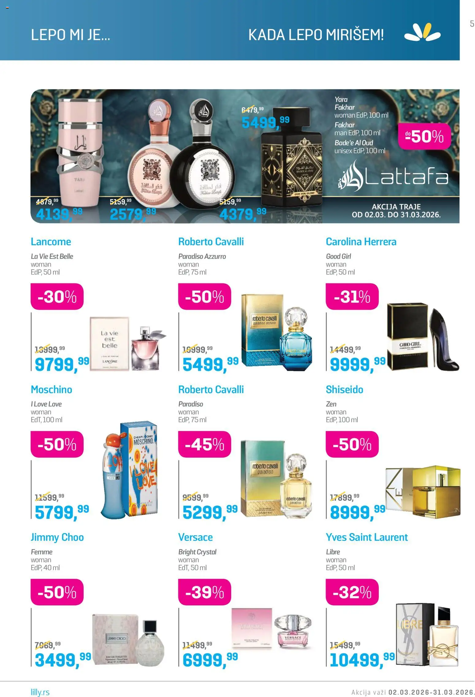 Lilly drogerie katalog - važi od 01.03.2026 | Strana: 5