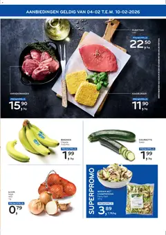 Alvo folder - Voorbeeld van een folder van Alvo, geldig van 28.01.2026 | Pagina: 5 | Producten: Bananen, Sós kalács, Courgette