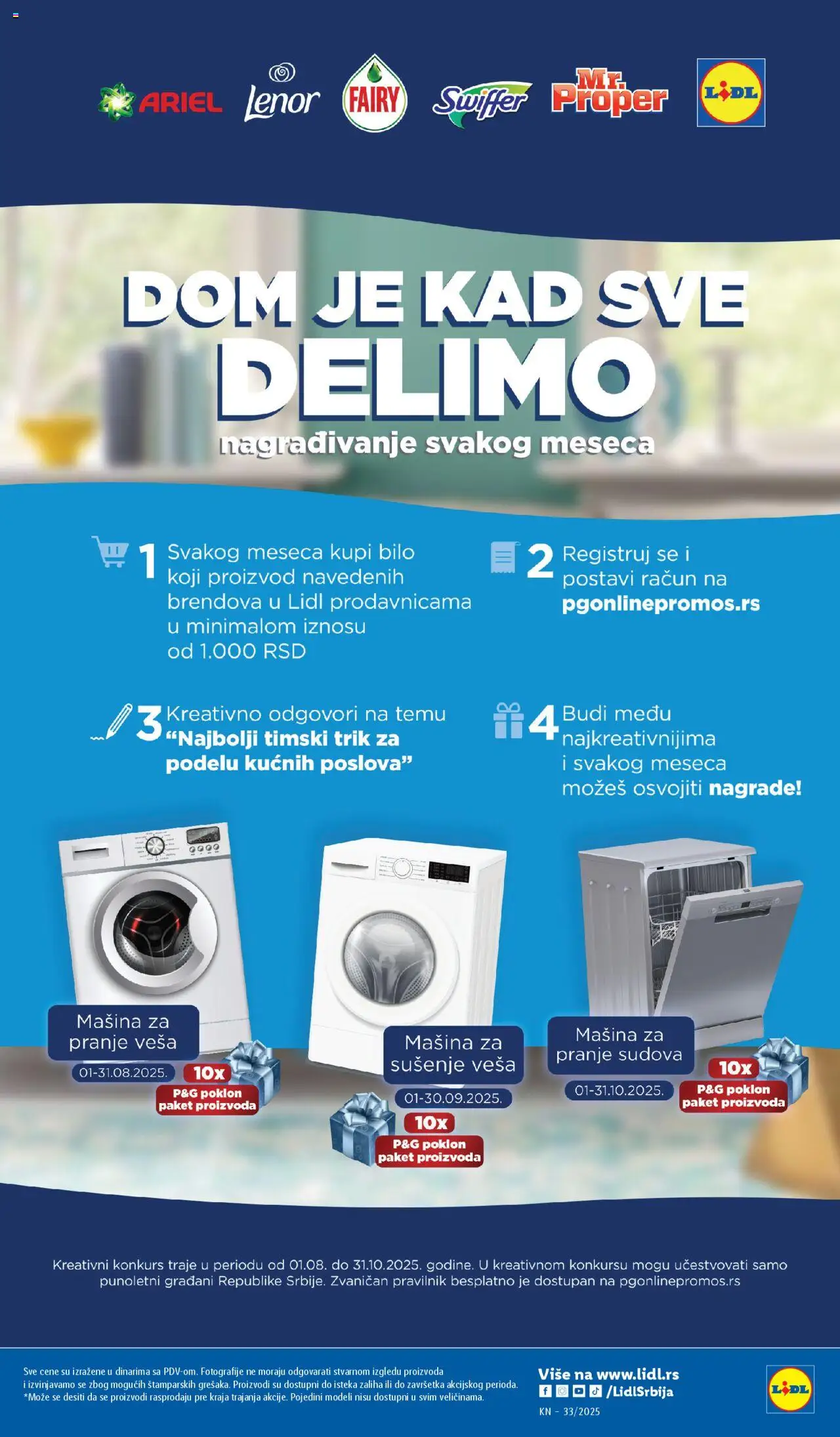 Lidl katalog - važi od 14.08.2025 | Strana: 41 | Proizvode: Ariel, Lenor, Mašina za pranje veša, Mašina za sušenje veša