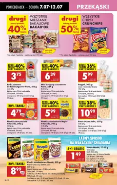 Biedronka gazetka od 07.07.2025 | Strona: 48 | Produkty: Chipsy, Płatki śniadaniowe, Baton, Corn Flakes