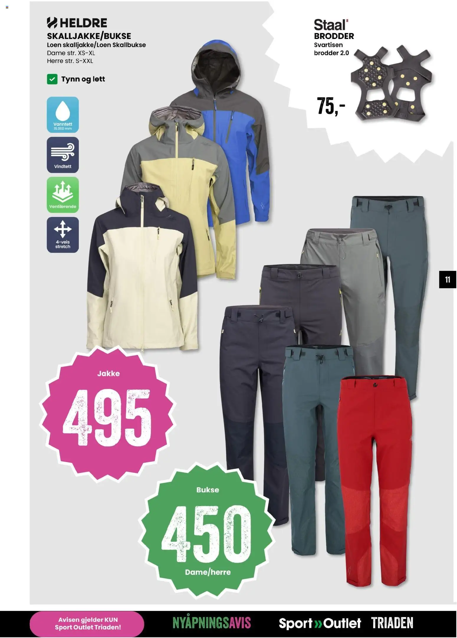 {H1} | Side: 11 | Produkter: Jakke