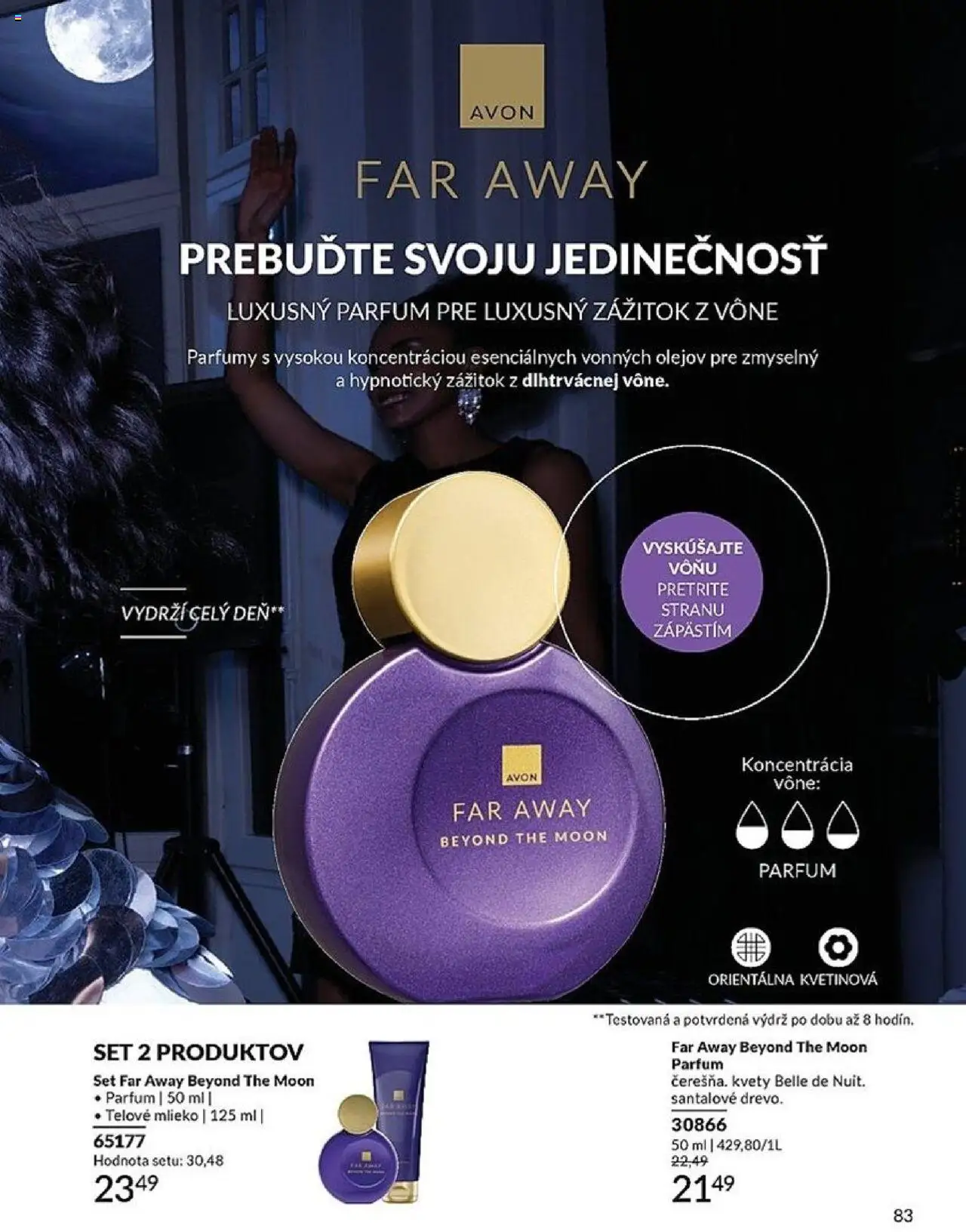 Nové Avon akcie – leták je platný od 01.10.2025 | Strana: 83 | Produkty: Mlieko, Telové mlieko, Kvety