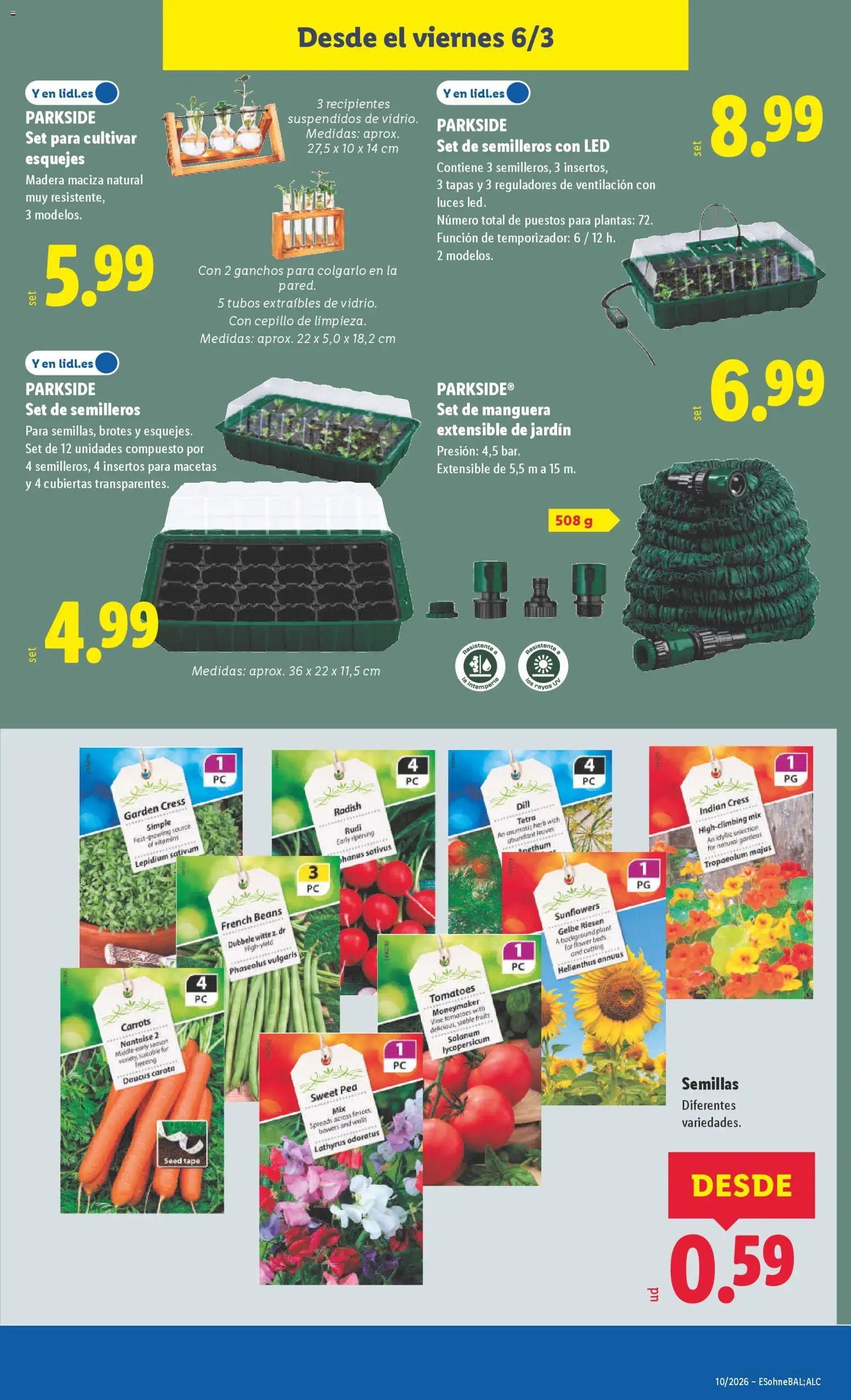 Lidl folleto de bazar │ válido desde el 02.03.2026 | Página: 21 | Productos: Cepillo, Manguera