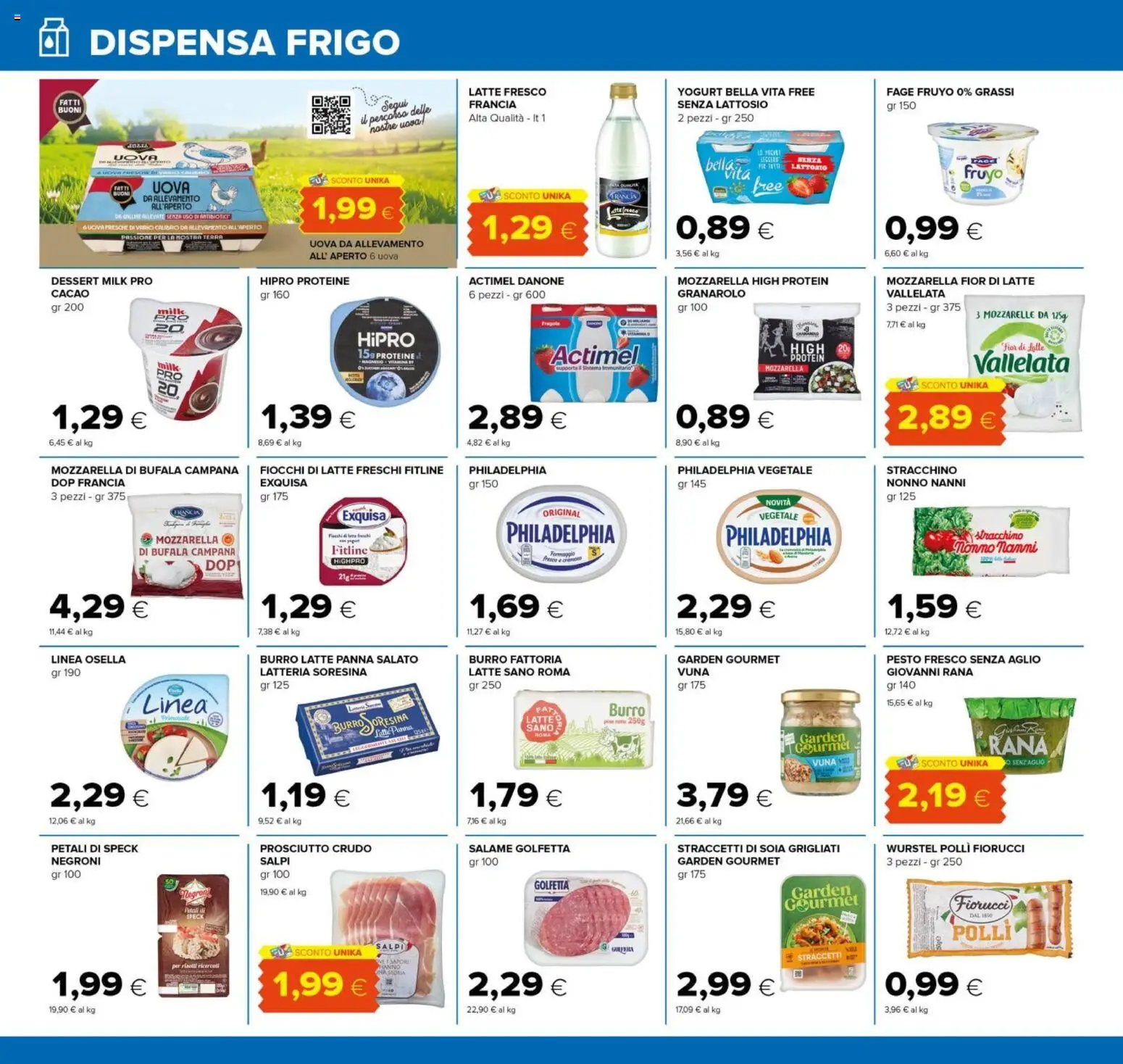 Volantino Tigre del 23.04.2026 | Pagina: 12 | Prodotti: Salame, Fiocchi di latte, Latte, Pesto