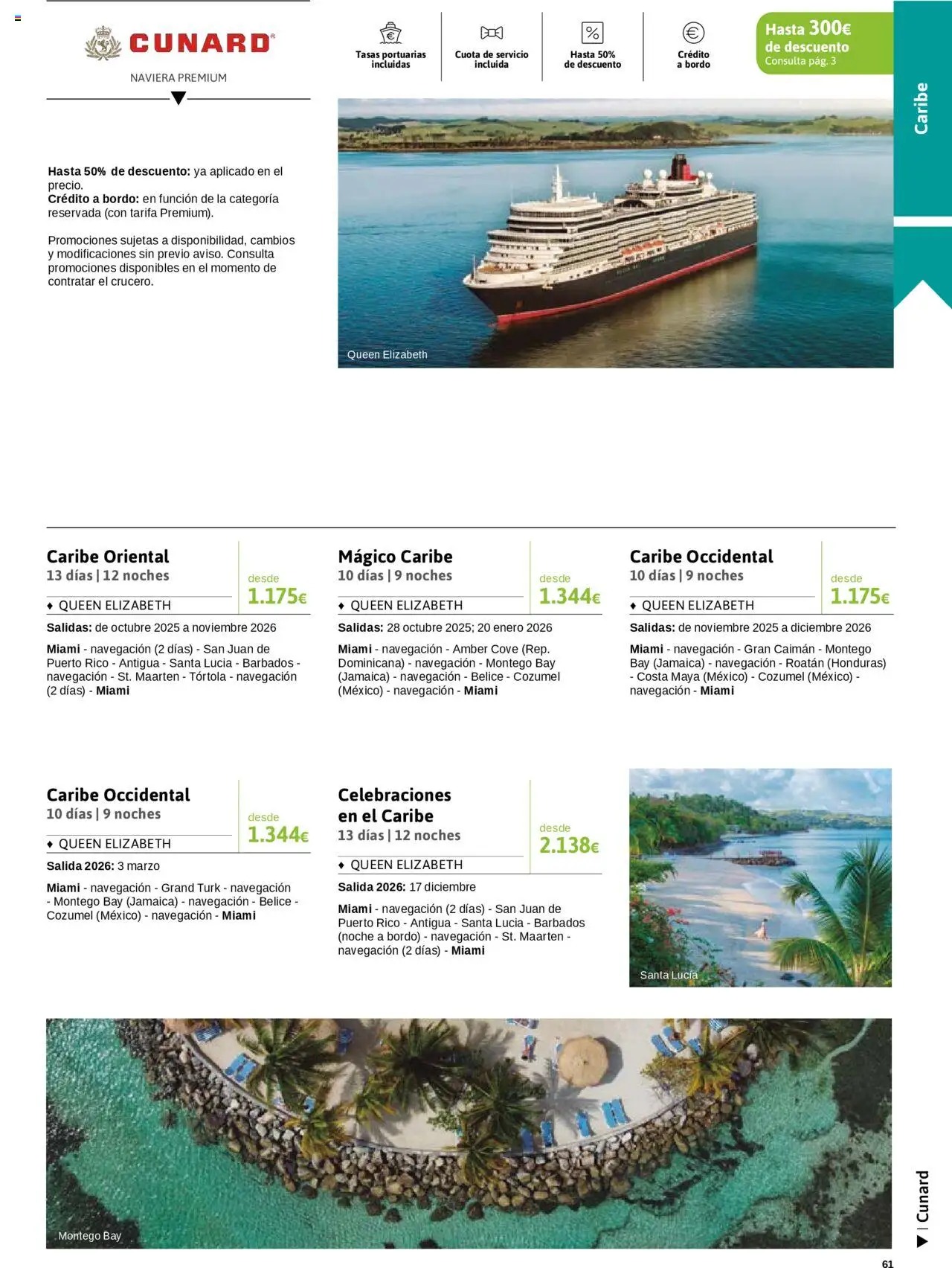Viajes El Corte Inglés - Crucero Fantástico │ válido desde el 16.09.2025 | Página: 61 | Productos: Navegación