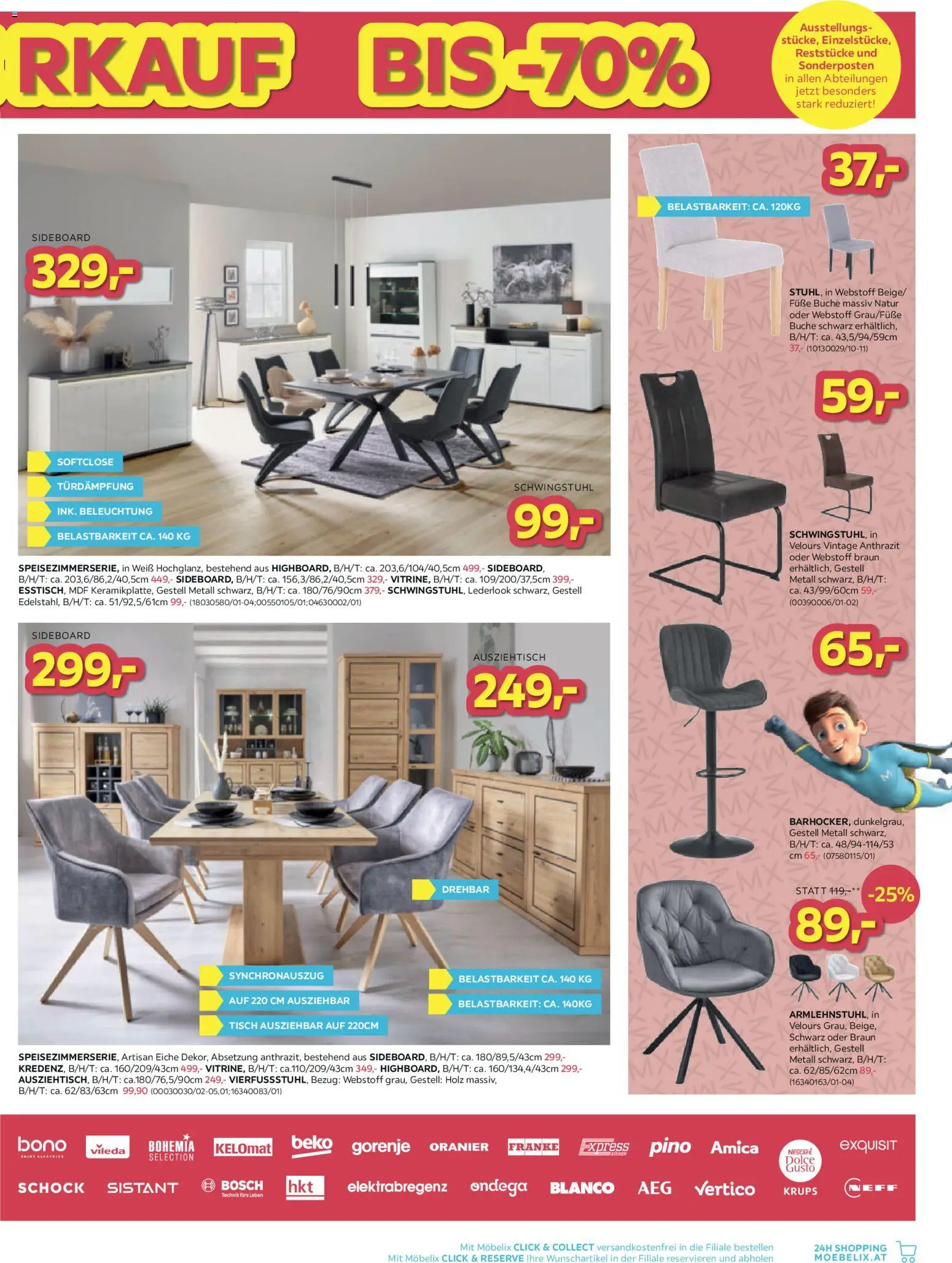 Möbelix Räumungs-Verkauf gültig ab 22.12.2025 | Seite: 13 | Produkte: Tisch