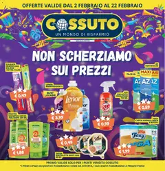 Anteprima del volantino Volantino Cossuto valido a partire dal 02.02.2026