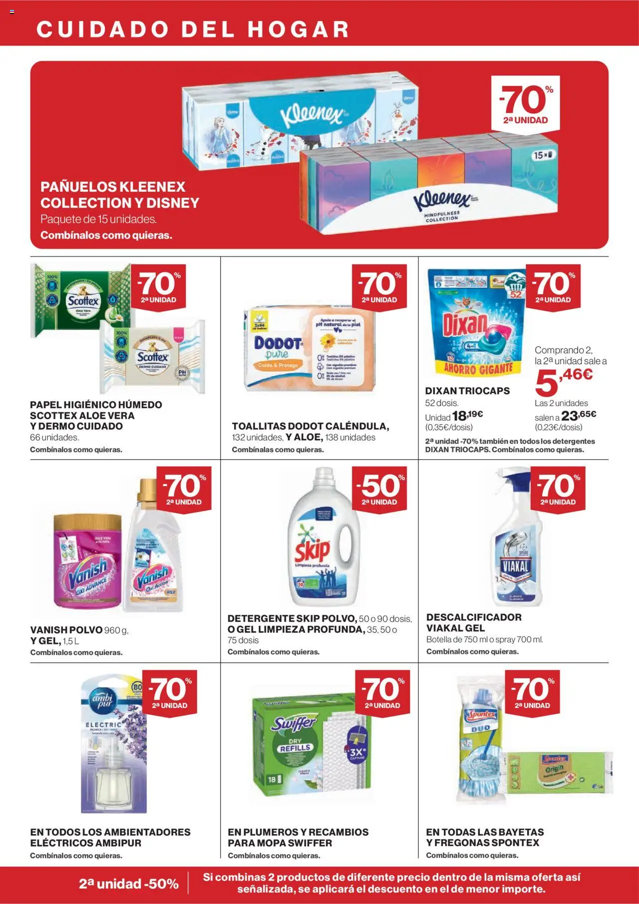El Corte Inglés ofertas │ válido desde el 31.07.2025 | Página: 27 | Productos: Polvo, Detergente, Papel higienico