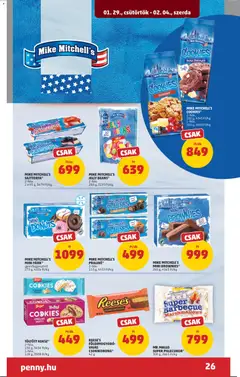 REESE'S FÖLDIMOGYORÓ-VAJAS CSOKIKORONG*, 42 g - amely érvényes a következő dátumtól: 29.01.2026 | Oldal: 30