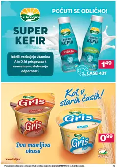 Mercator katalog akcije – veljaven od 06.11.2025 | Stran: 19 | Izdelki: Kefir, Cokolada