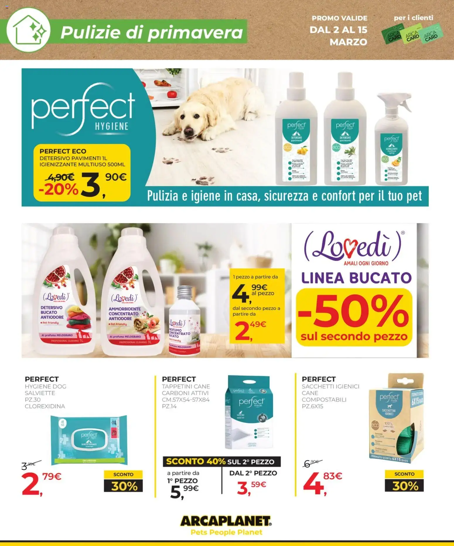 Volantino Arcaplanet del 02.03.2026 | Pagina: 32 | Prodotti: Ammorbidente, Profumo