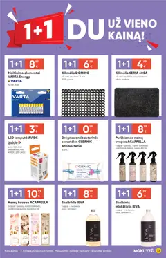 MOKI VEŽI leidinys galioja nuo 05.03.2026 | Puslapis: 23 | Prekių: Kvapas, Kilimėlis