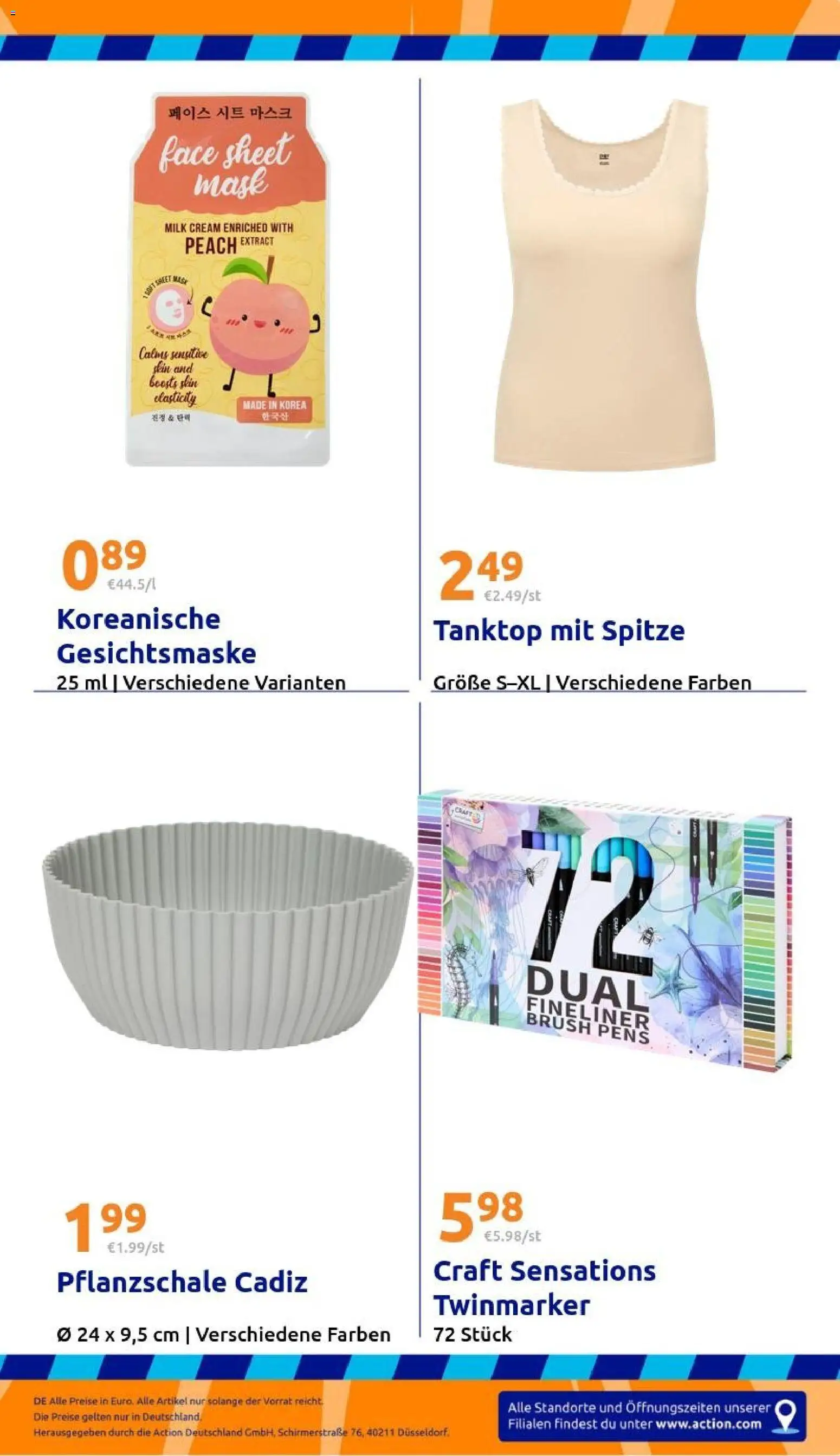 Action Prospekt – gültig ab 29.04.2026 | Seite: 31 | Produkte: Tanktop, Gesichtsmaske