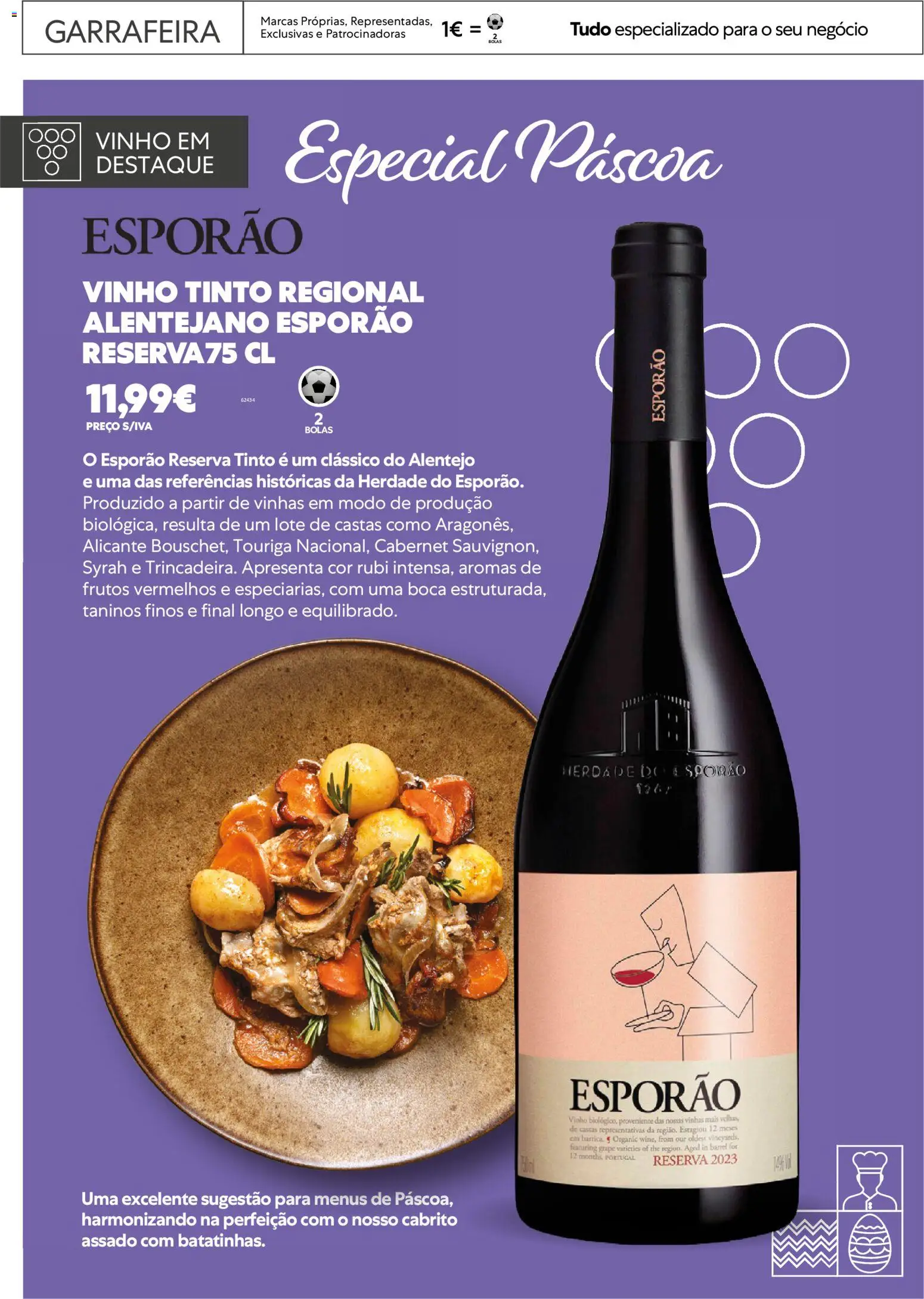 Recheio Horeca │ válido de 17.03.2026 | Página: 30 | Produtos: Cabrito, Vinho, Vinho tinto