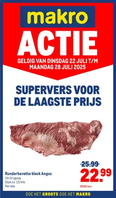 Makro - Versdeals - Voorbeeld van een folder van Makro, geldig van 22.07.2025