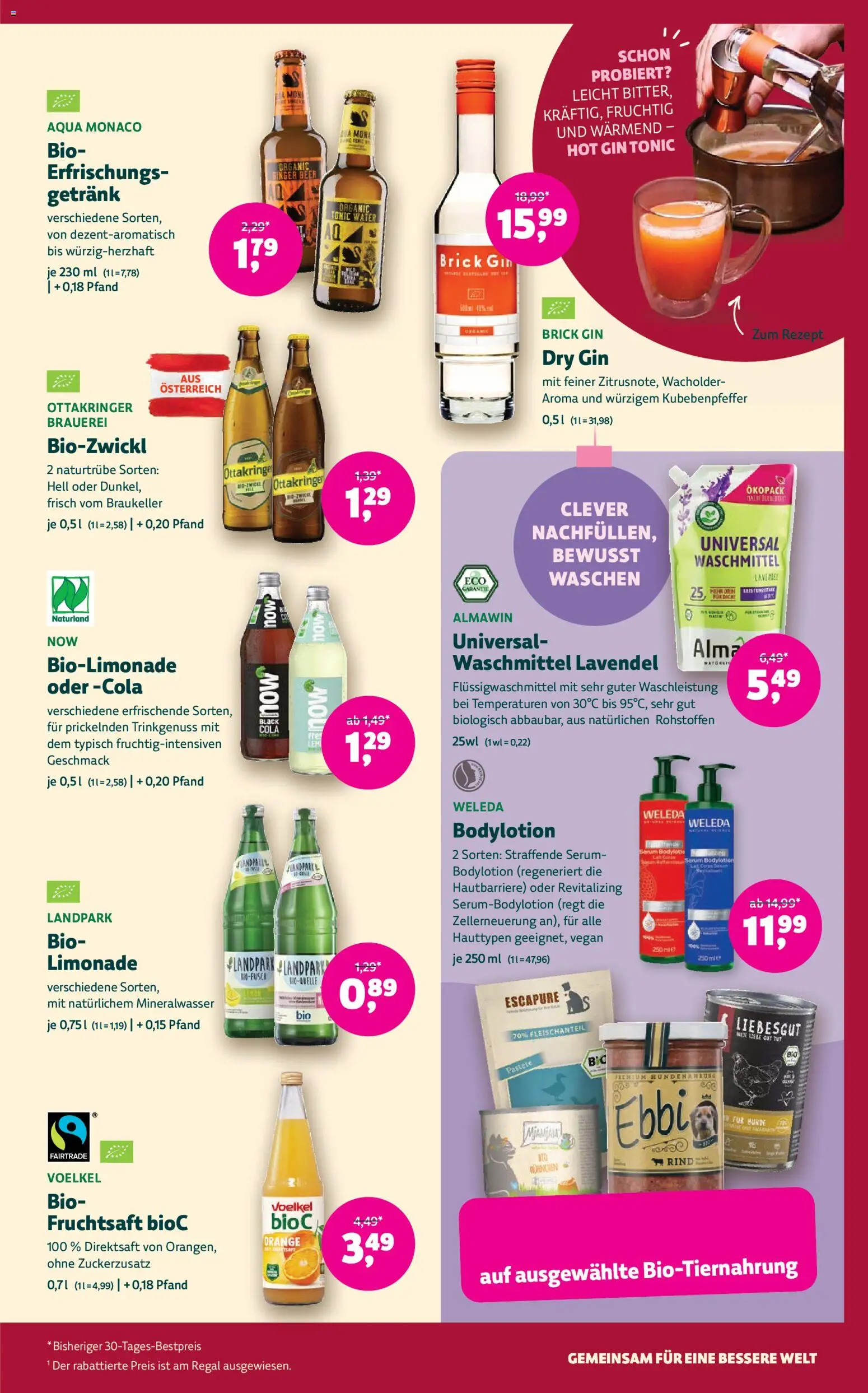 Denns BioMarkt Angebote gültig ab 19.11.2025 | Seite: 13 | Produkte: Gin, Regal, Waschmittel