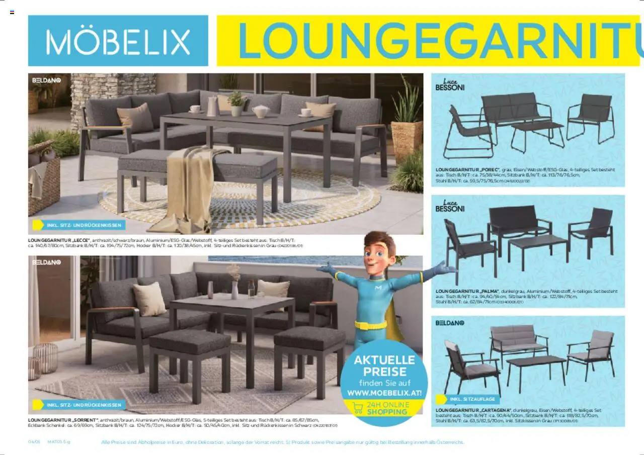 Möbelix Gartenmöbelprospekt gültig ab 10.03.2025 | Seite: 4 | Produkte: Tisch