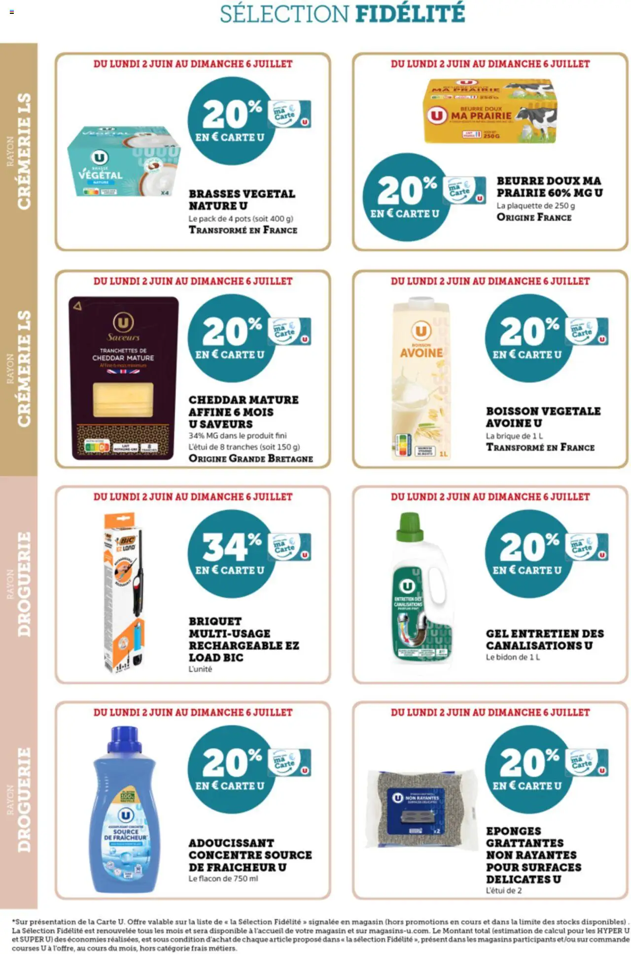  | Page: 8 | Produits: Adoucissant, Beurre, Cheddar, Beurre doux