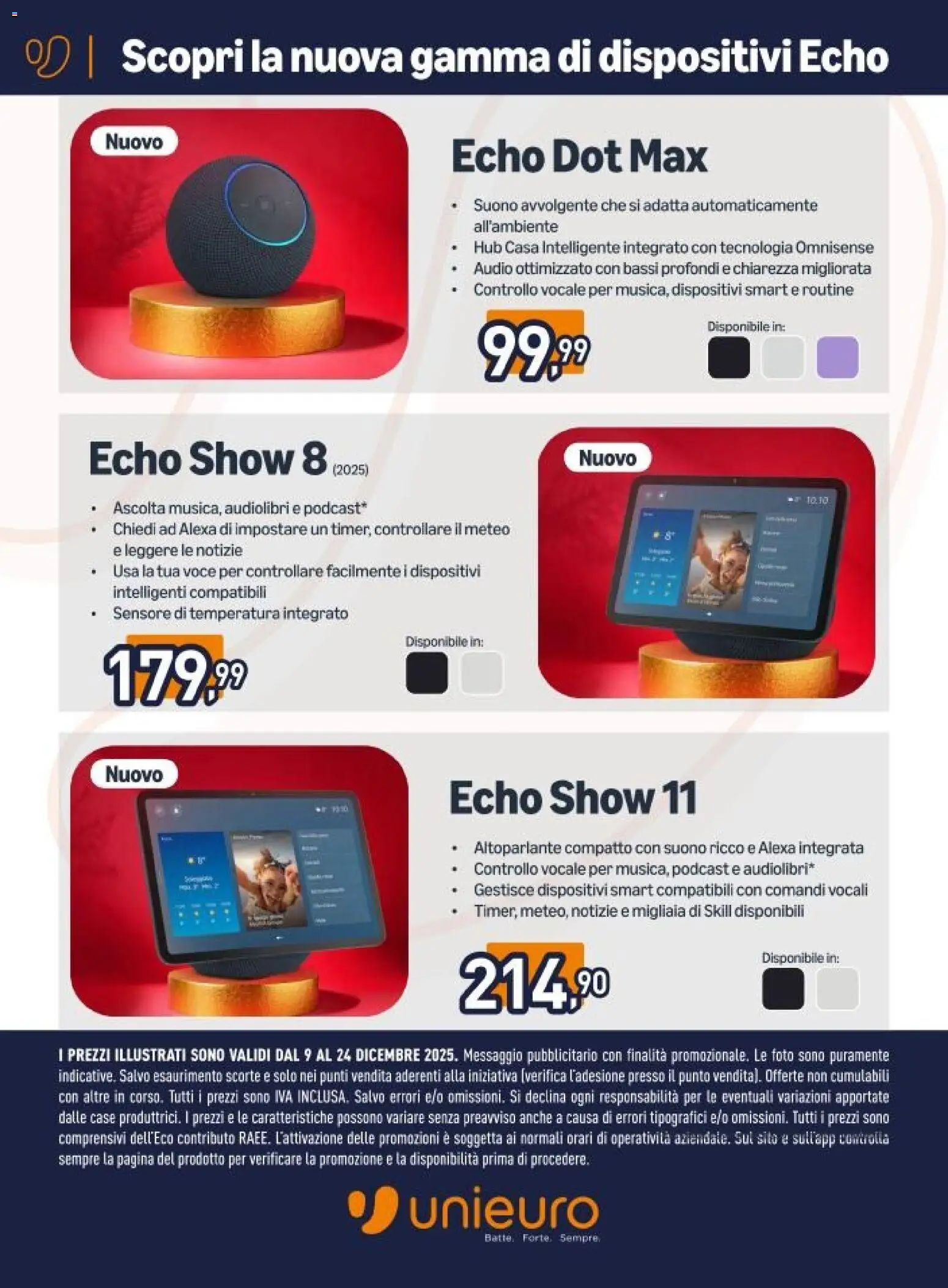 Volantino Unieuro del 09.12.2025 | Pagina: 4