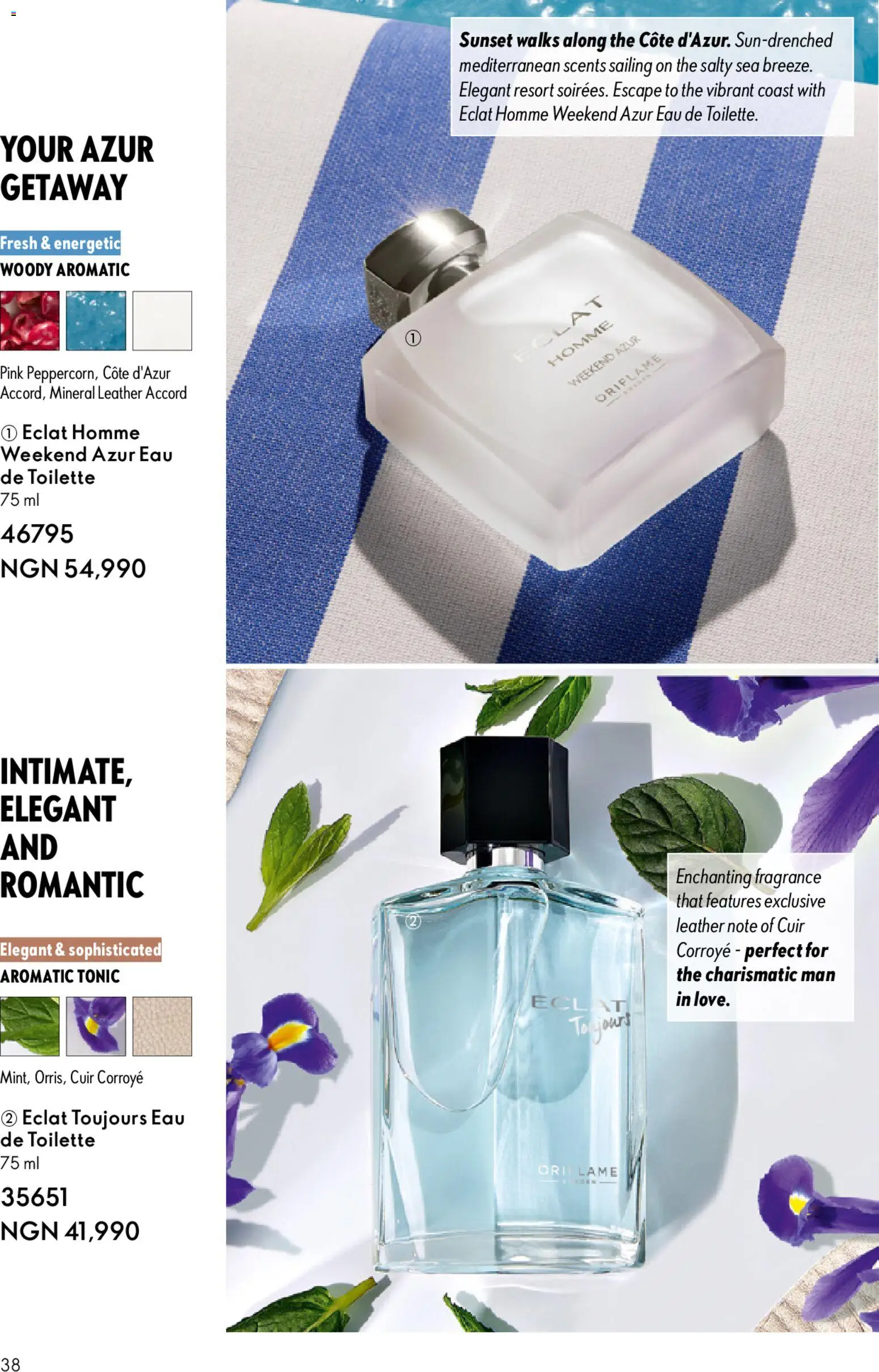 Oriflame Catalogue 2/2026 valid from 01.04.2026 | Page: 38 | Products: Eau de toilette, Fragrance