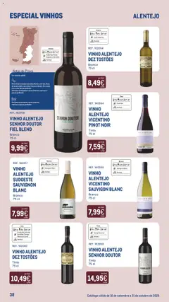 Pré-visualização Makro - Especial Vinhos válido de 16.09.2025 | Página: 38 | Produtos: Roupeiro, Vinho