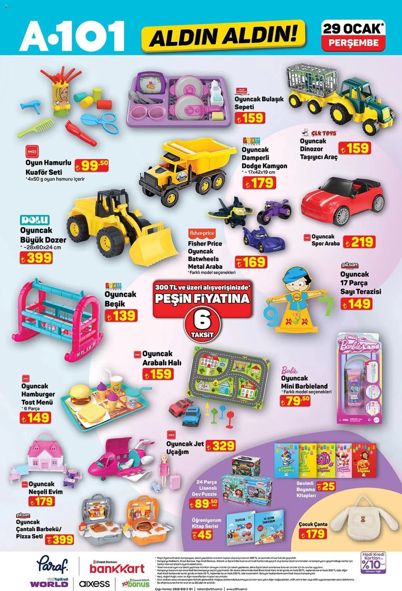 A101 Katalog Aldın Aldın - 29.01.2026 tarihinden itibaren geçerlidir | Sayfa: 12 | Ürünler: Pizza, Su, Oyun hamuru, Oyun