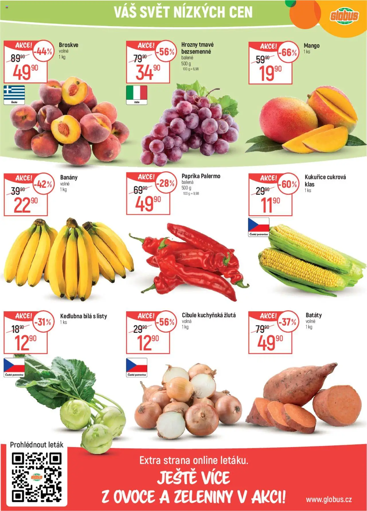 Globus leták od 13.08.2025 | Strana: 12 | Produkty: Batáty, Paprika, Cibule, Hrozny