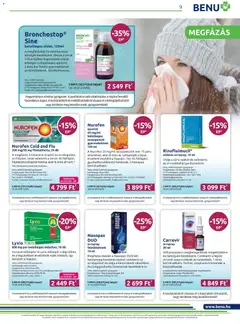 BENU Gyógyszertárak Akciós újság - amely érvényes a következő dátumtól: 01.01.2026 | Oldal: 9