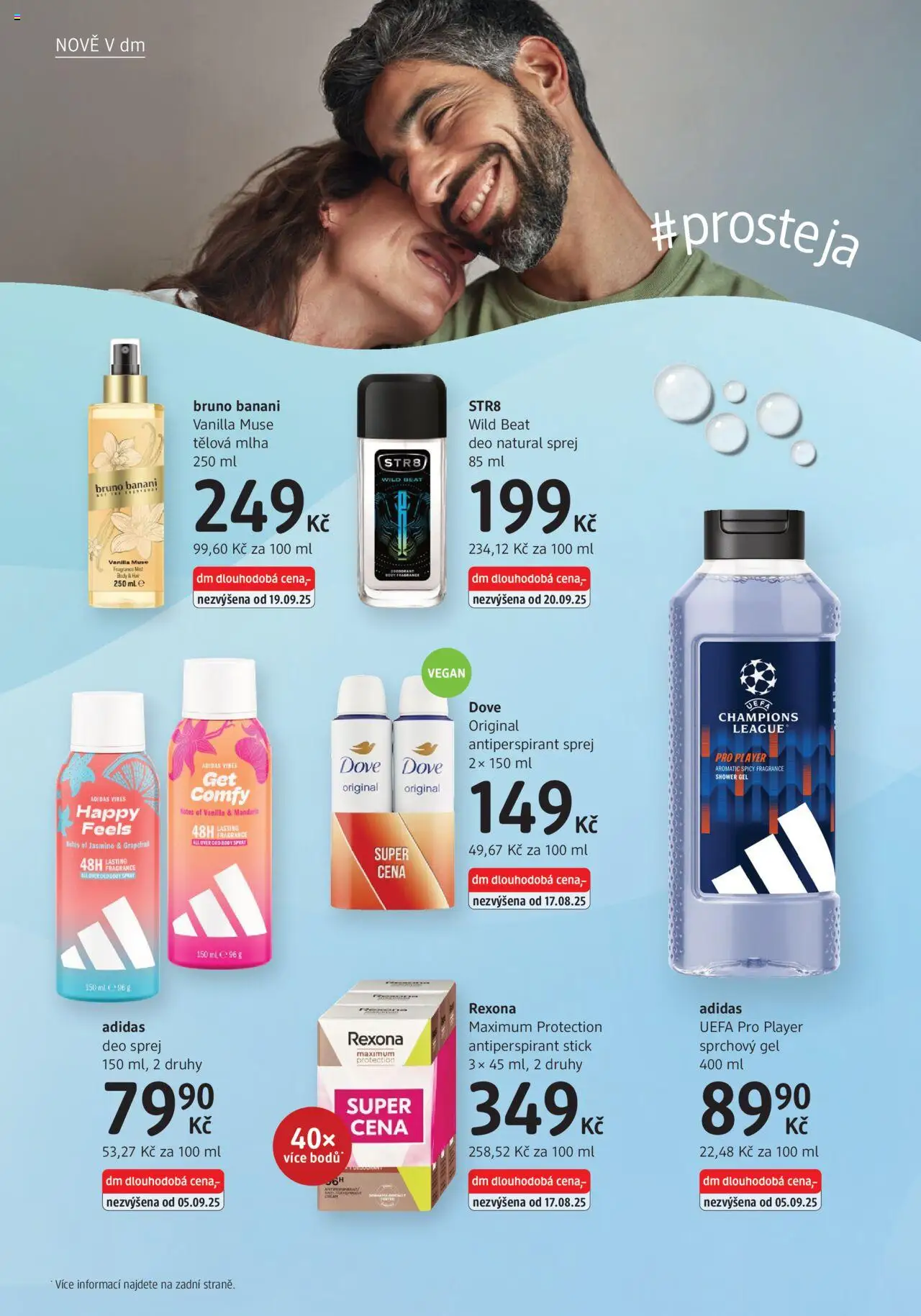 dm drogerie leták od 09.10.2025 | Strana: 12 | Produkty: Sprchový gel, Vegan, Antiperspirant, Body