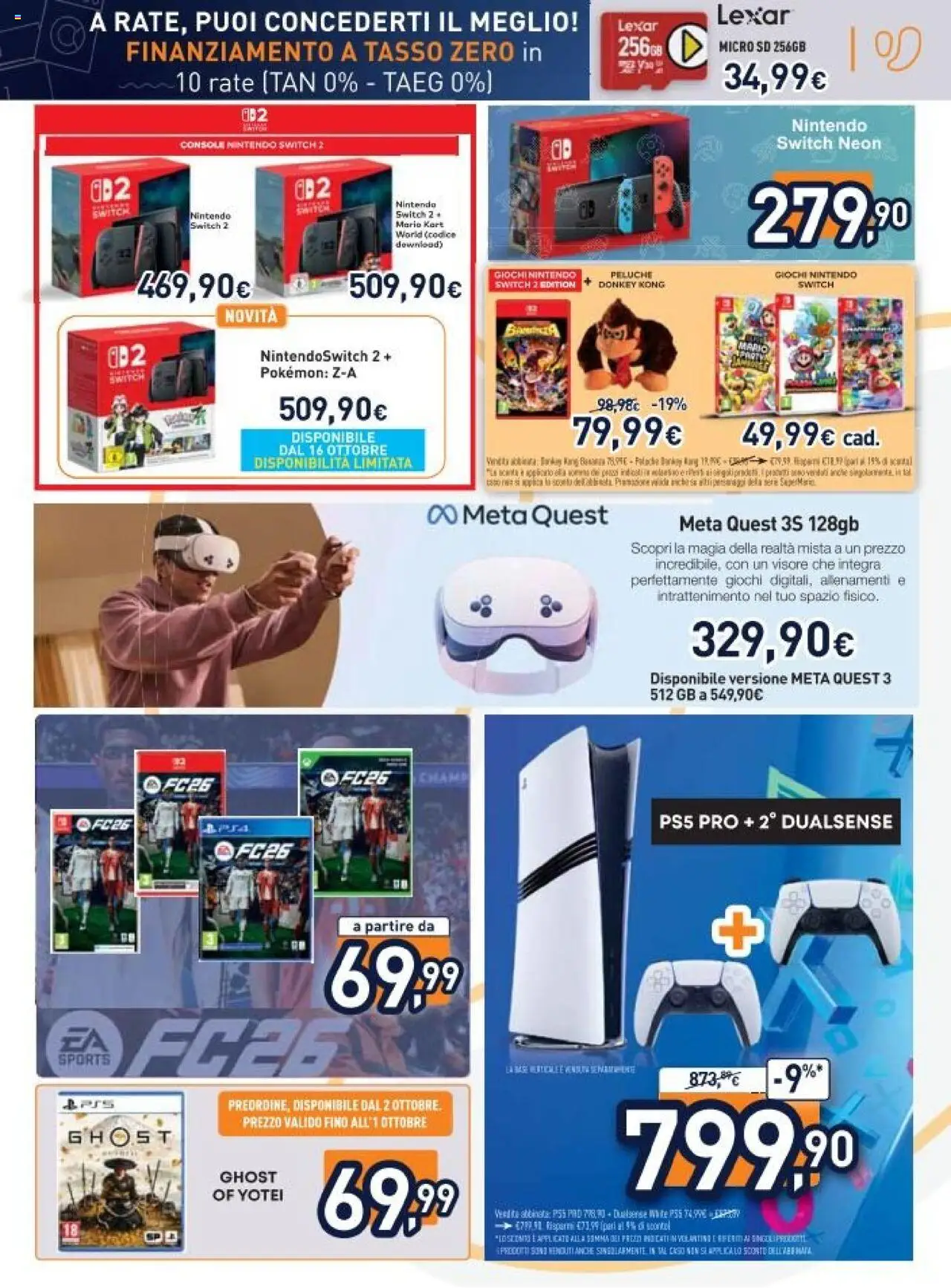 Volantino Unieuro del 17.09.2025 | Pagina: 29