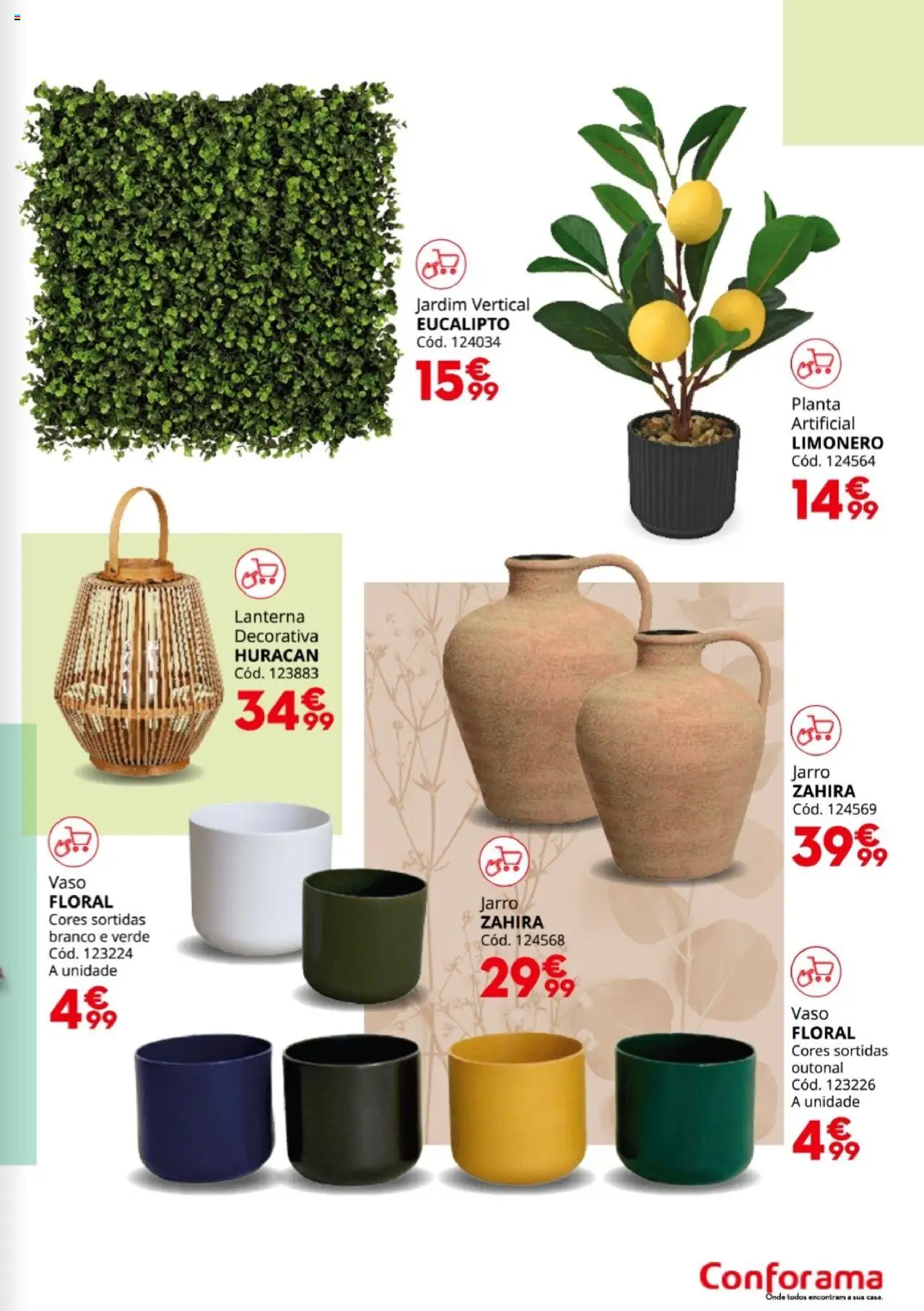 Conforama folheto │ válido de 20.03.2025 | Página: 33 | Produtos: Lanterna, Vaso