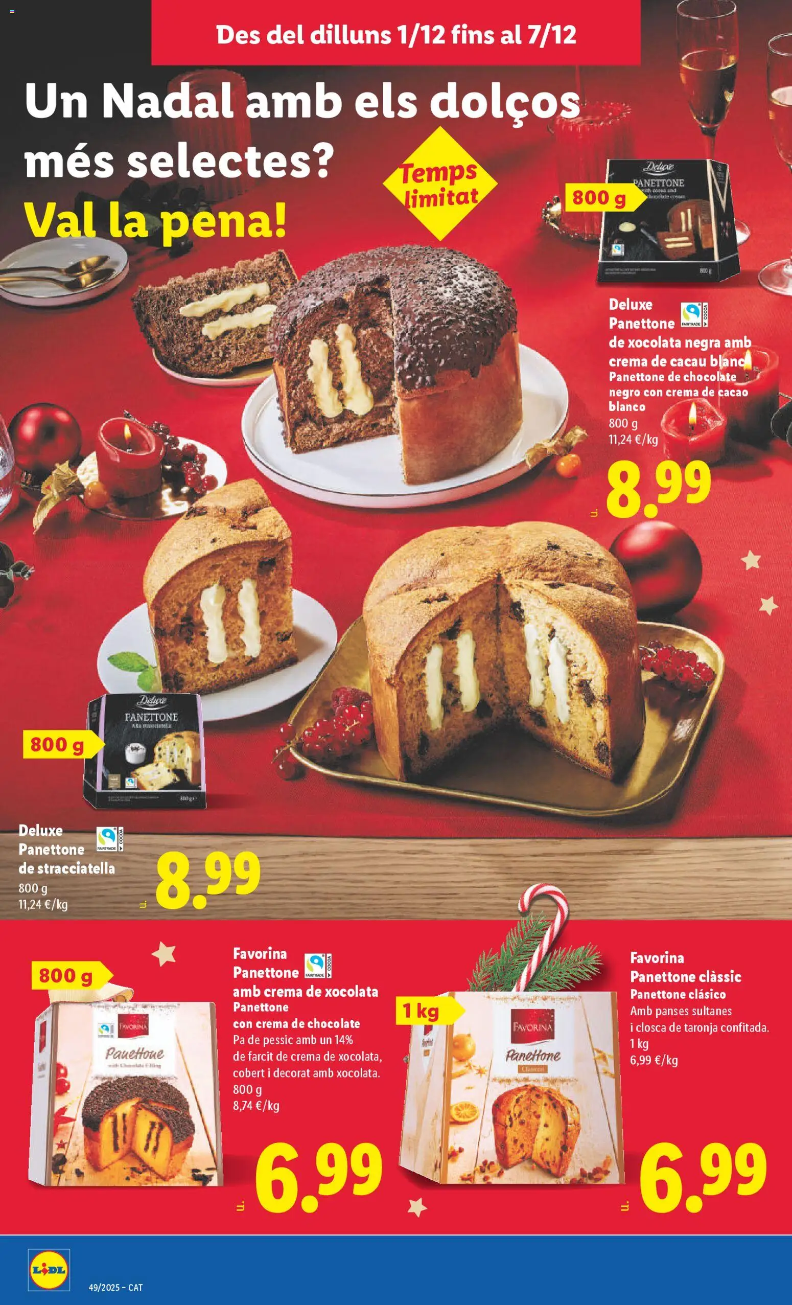 Lidl folleto │ válido desde el 01.12.2025 | Página: 20 | Productos: Chocolate, Crema de cacao, Crema, Φρυγανιές σικάλεως