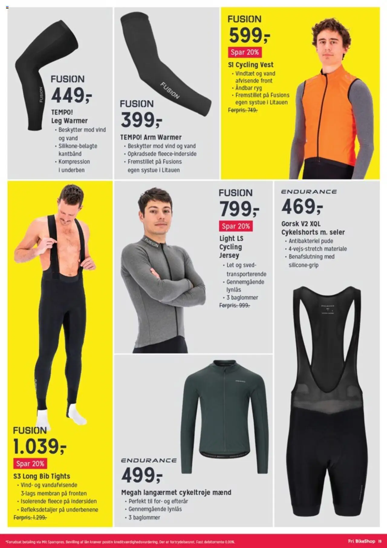 Fri BikeShop Tilbudsavis gyldig fra 14.08.2025 | Side: 19 | Produkter: Pude, Vest, Tights
