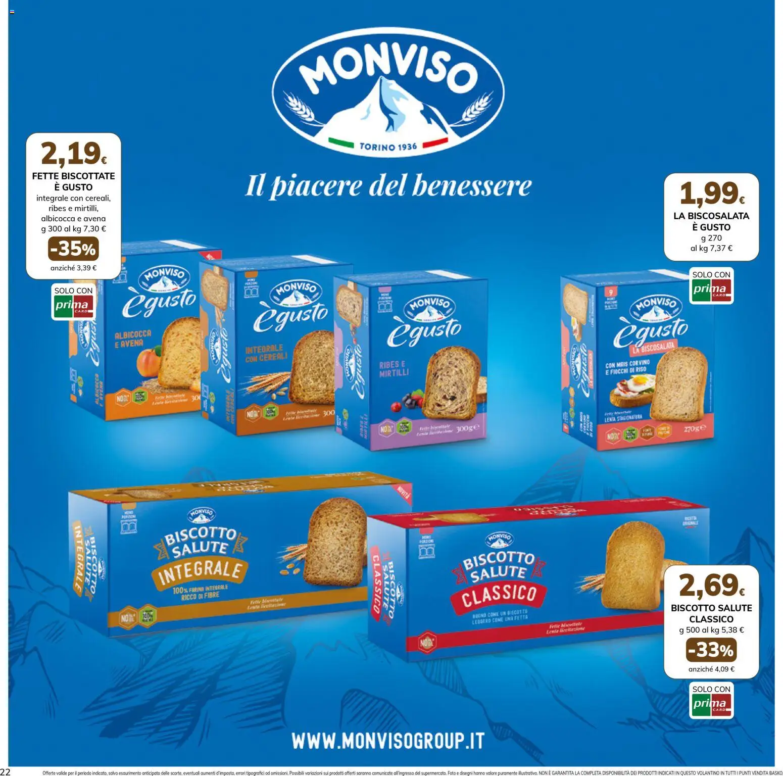 Volantino Basko del 07.04.2026 | Pagina: 22 | Prodotti: Riso, Cereali, Mais, Fette biscottate