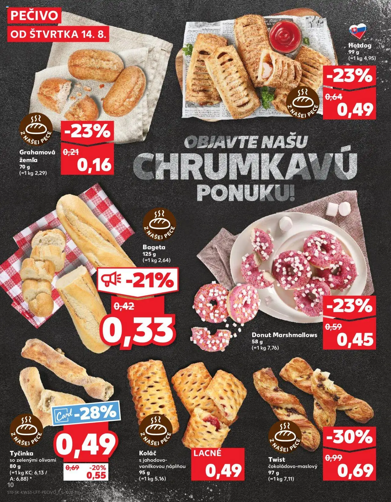 Kaufland SK akciós ujság - amely érvényes a következő dátumtól: 14.08.2025 | Oldal: 10 | Termékek: Só