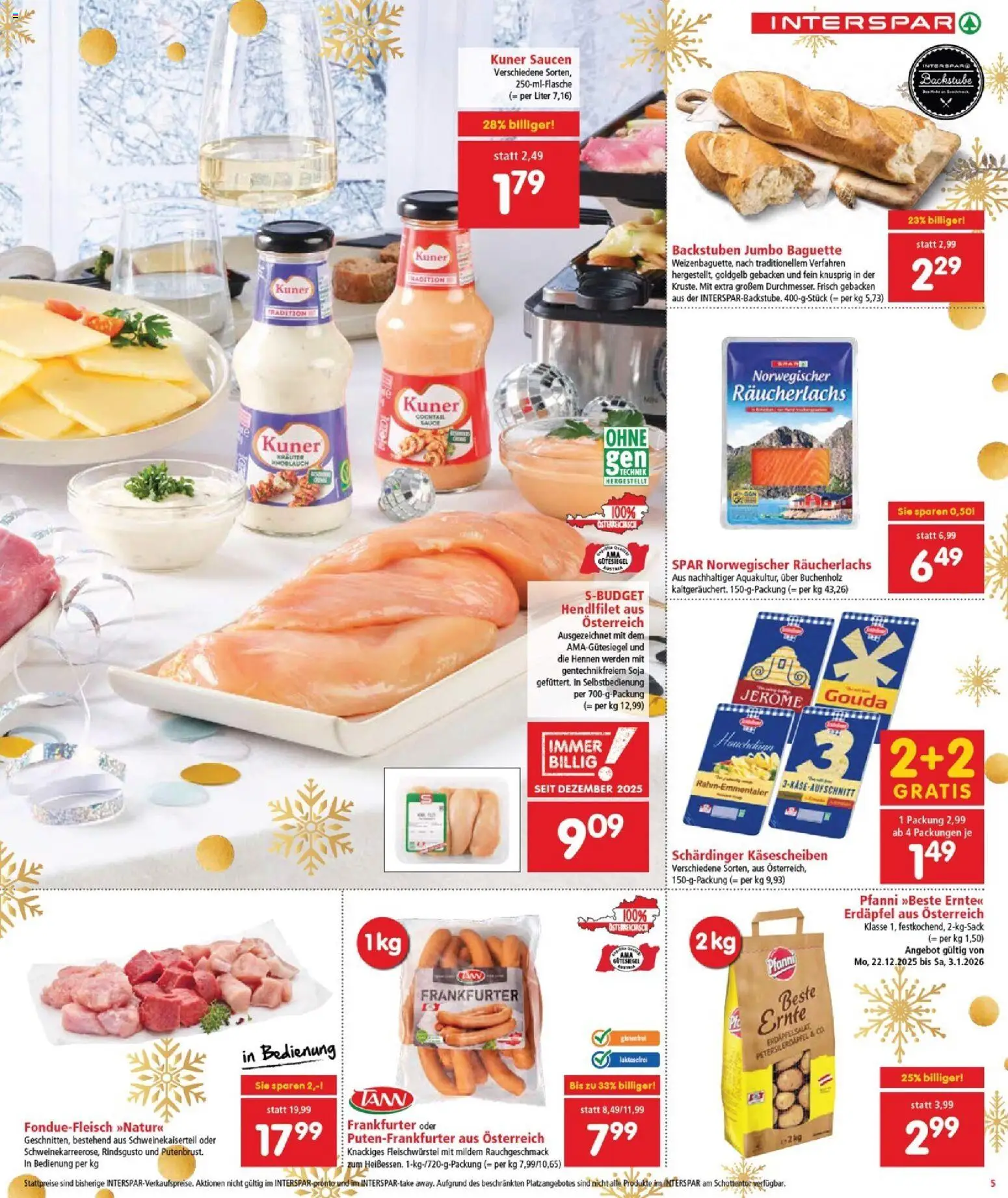 Interspar Flugblatt - Burgenland gültig ab 22.12.2025 | Seite: 5 | Produkte: Knoblauch, Jääkaappipakastin