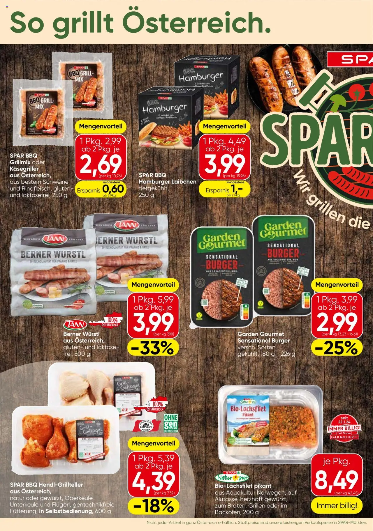 Spar Grillen - Niederösterreich gültig ab 24.07.2025 | Seite: 2 | Produkte: Grill