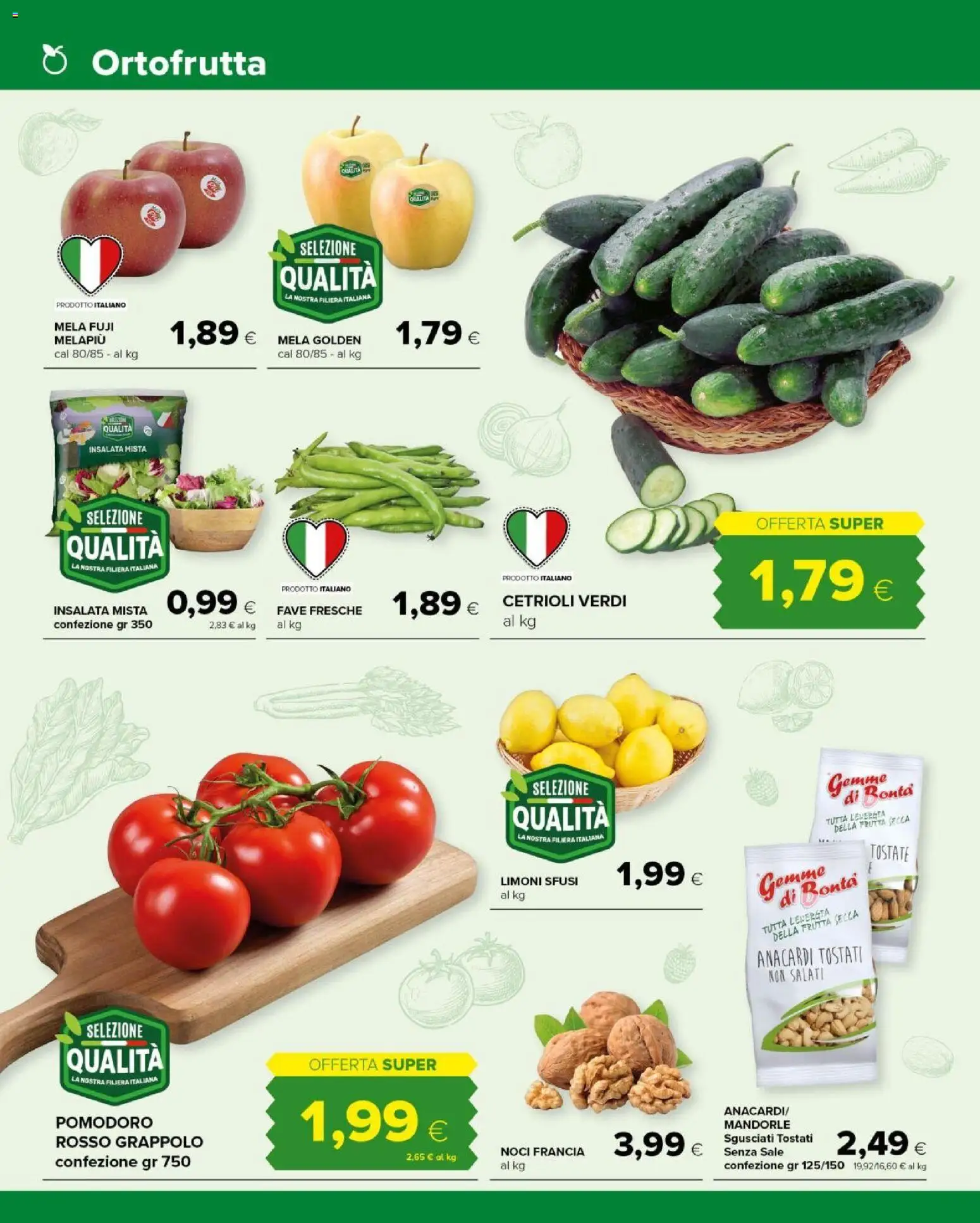 Volantino Tigre del 07.04.2026 | Pagina: 2 | Prodotti: Insalata, Frutta, Sale, Noci