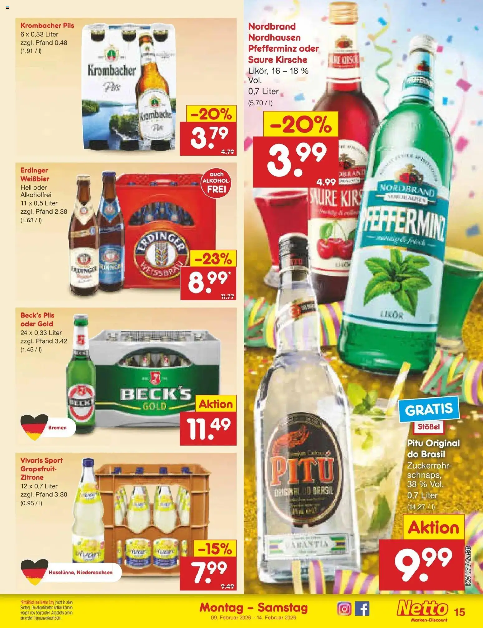 Netto Marken-Discount - Netto: Wochenangebote – gültig ab 08.02.2026 | Seite: 15