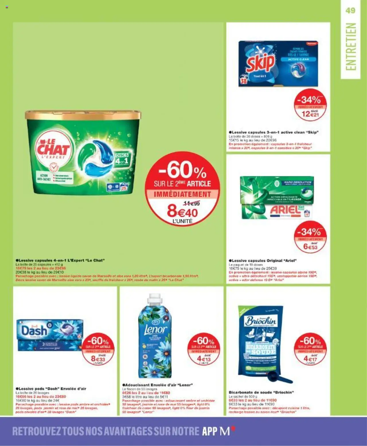  | Page: 49 | Produits: Savon de marseille, Lessive Liquide, Détergent, Lessive