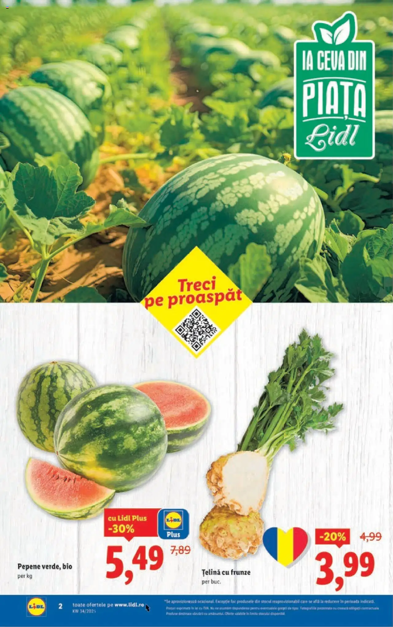 Catalog Lidl – valabil de la 18.08.2025 | Pagină: 2 | Produse: Şerit ödül, Țelină