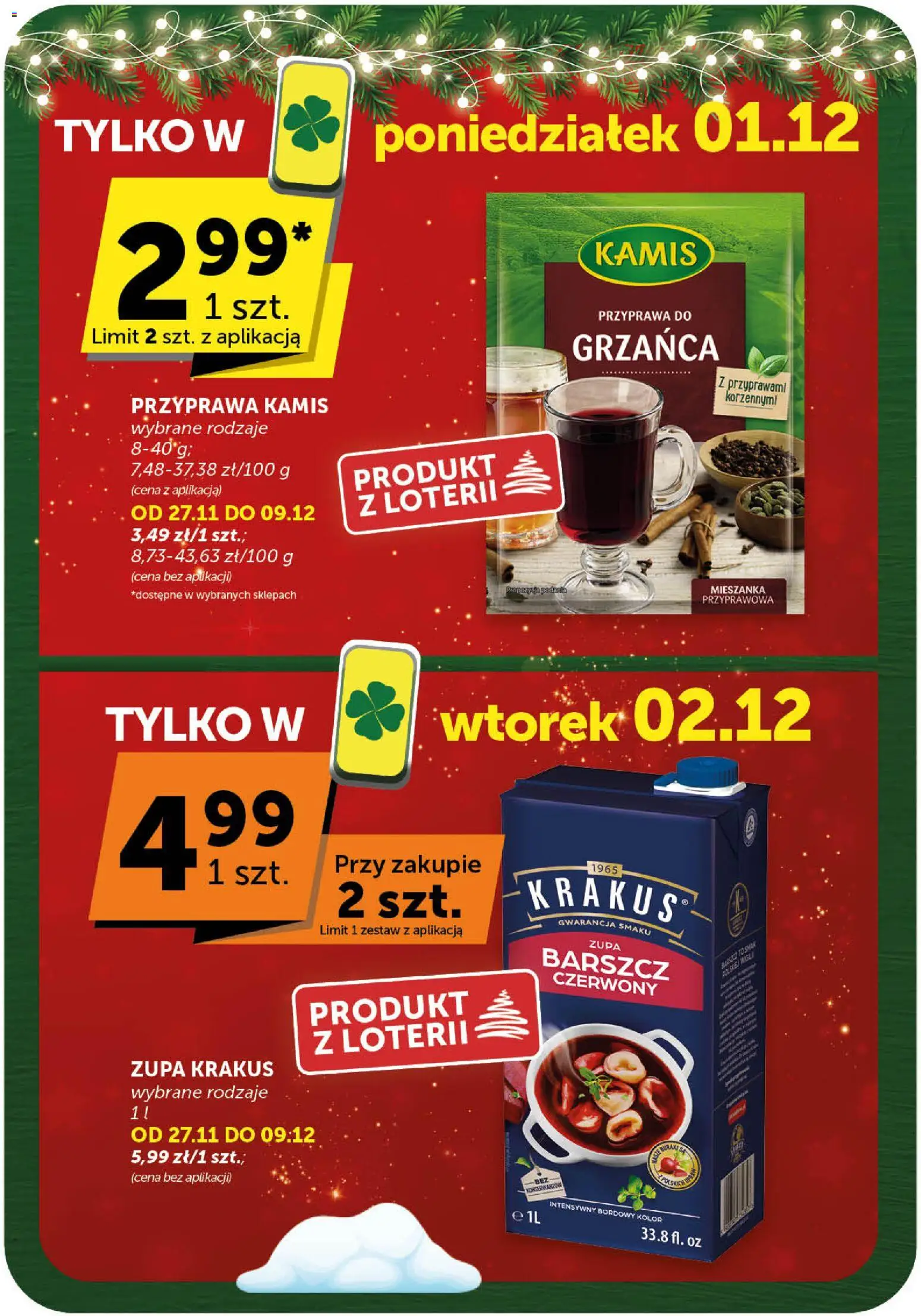 Groszek Gazetka od 27.11.2025 | Strona: 6 | Produkty: Barszcz, Zupa