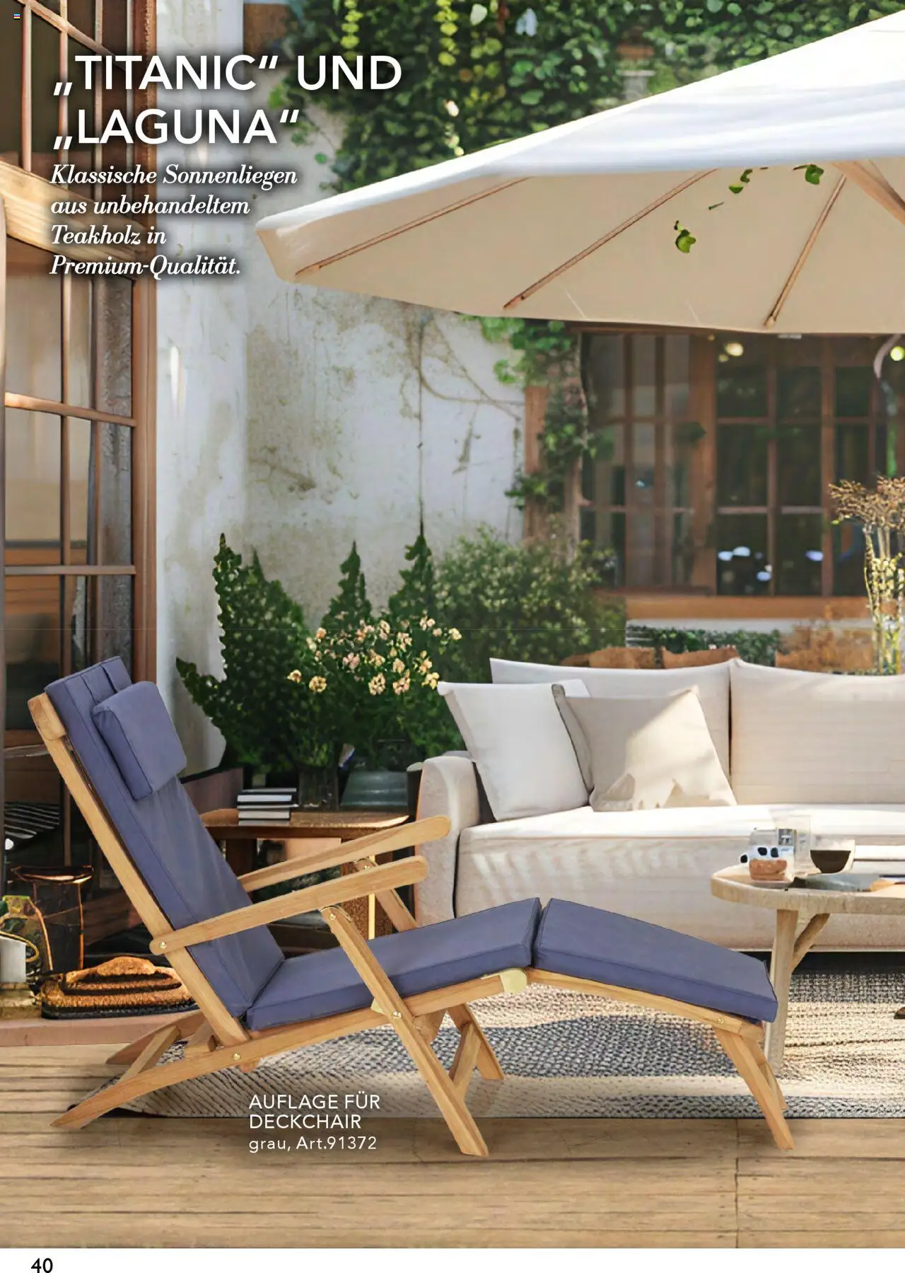 Rahaus Prospekt Gartenmöbel – gültig ab 07.04.2025 | Seite: 40