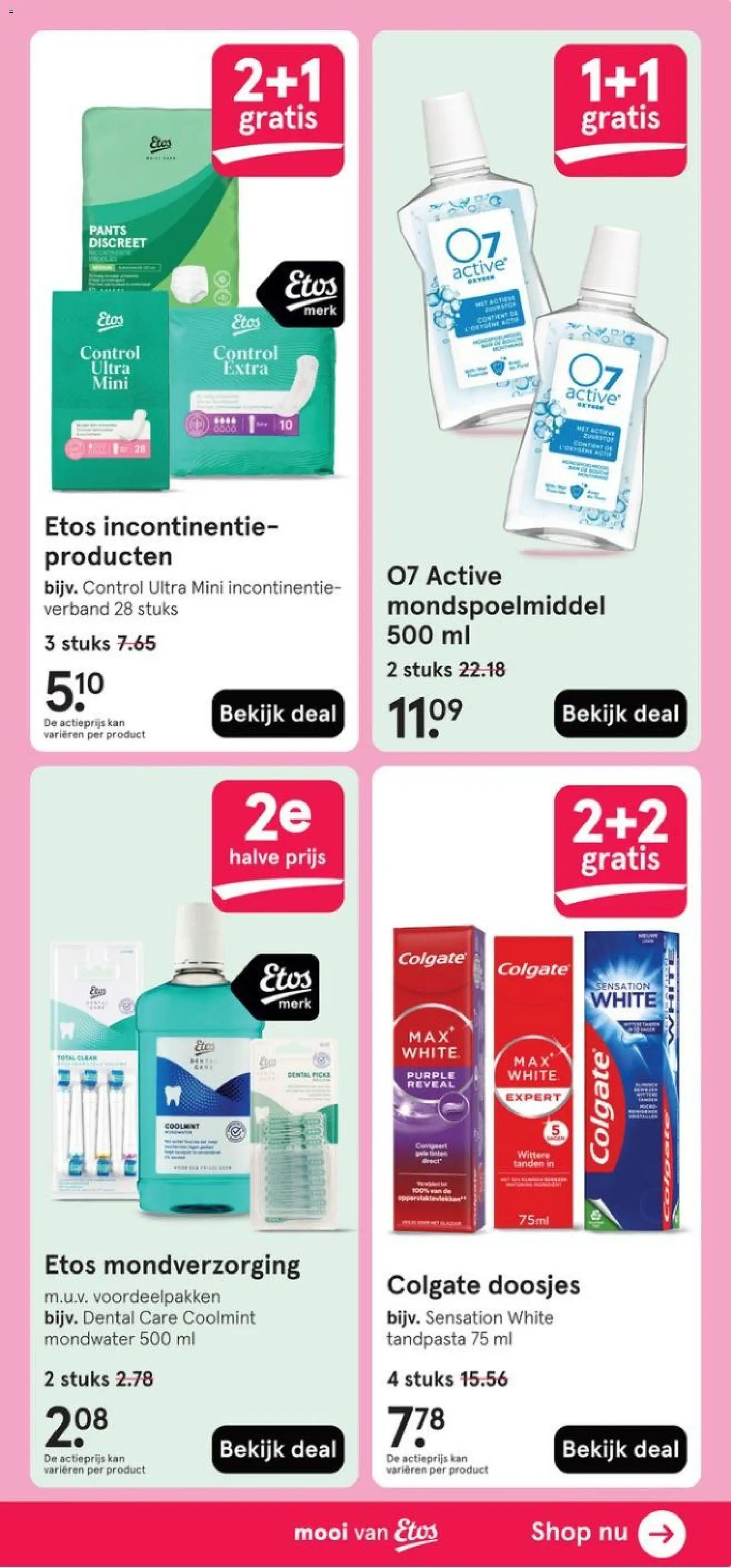 {H1} | Pagina: 37 | Producten: Tandpasta, Mondwater, Kan, Mondverzorging