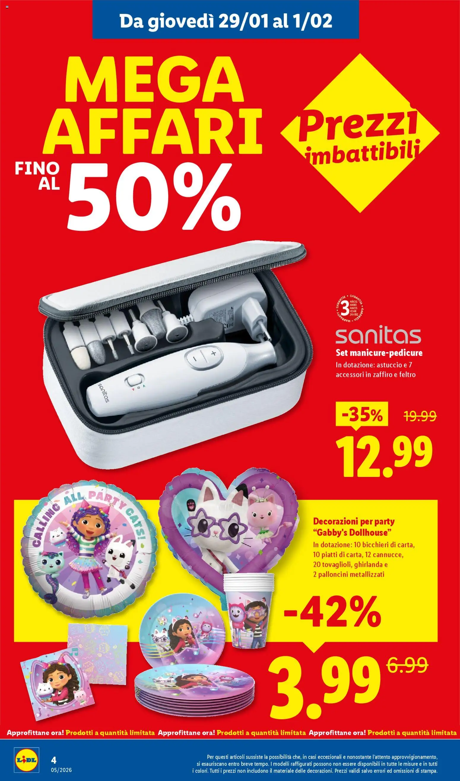 Volantino Lidl del 29.01.2026 | Pagina: 4