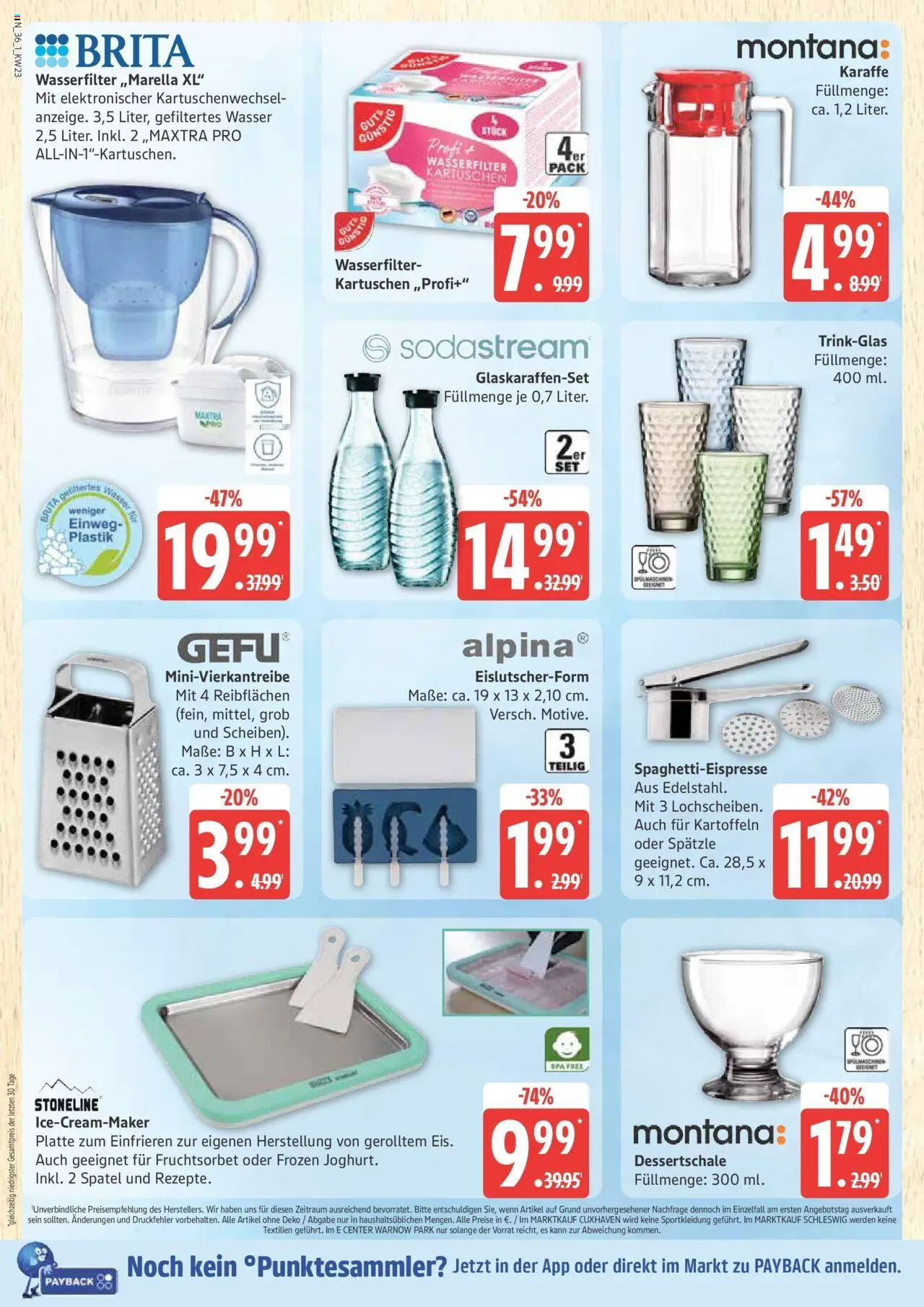 Marktkauf - Marktkauf: Wochenangebote - gültig ab dem 01.06.2025 | Seite: 36 | Produkte: Tür, Kartoffeln, Wasser, Sodastream