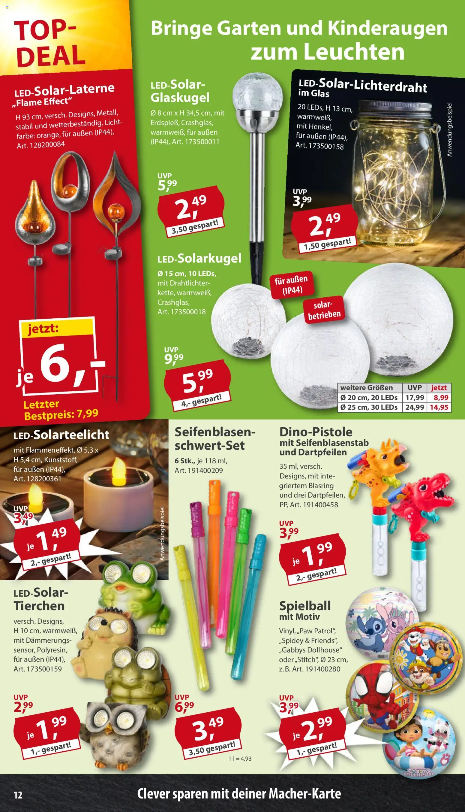 Sonderpreis Baumarkt Prospekt 	 – gültig ab 18.04.2026 | Seite: 12 | Produkte: Top