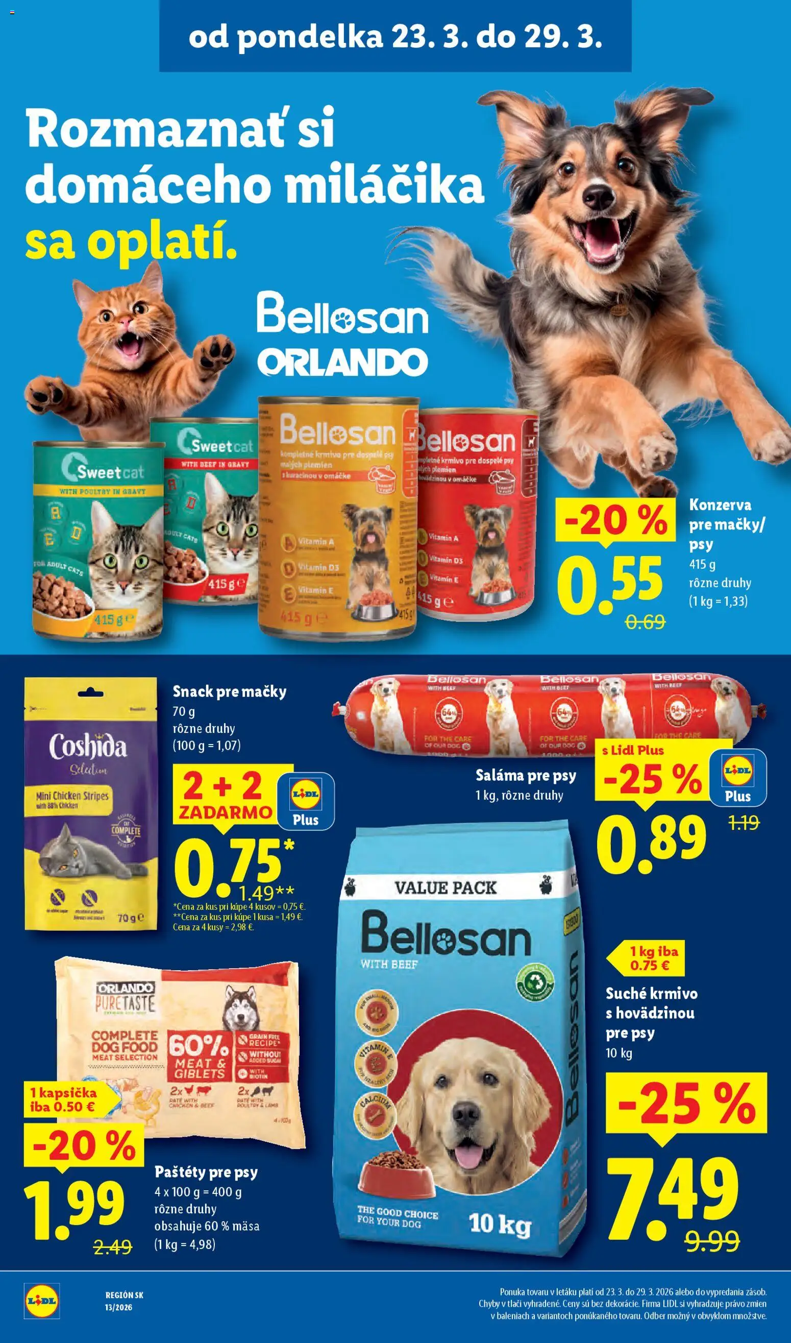 Nové Lidl akcie – leták je platný od 23.03.2026 | Strana: 41 | Produkty: Saláma